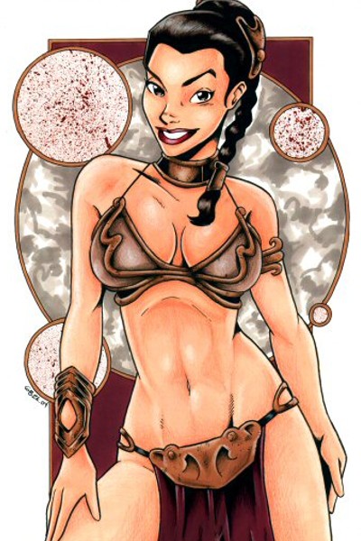 Garrett Blair's Slave Leia.