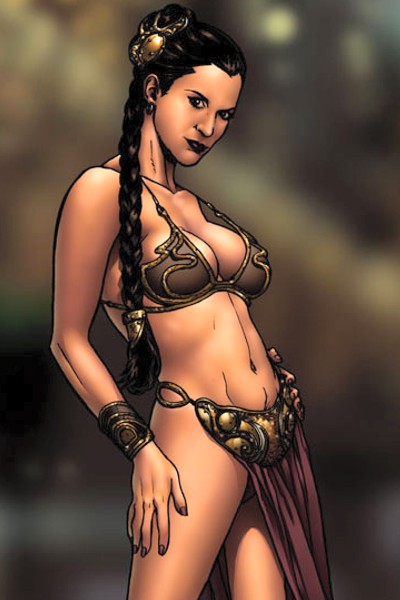 Dan Veesenmeyer's Slave Leia. Drew Gardner color.