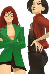 Daria Morgendorffer and Jane Lane all grown up and sexy.